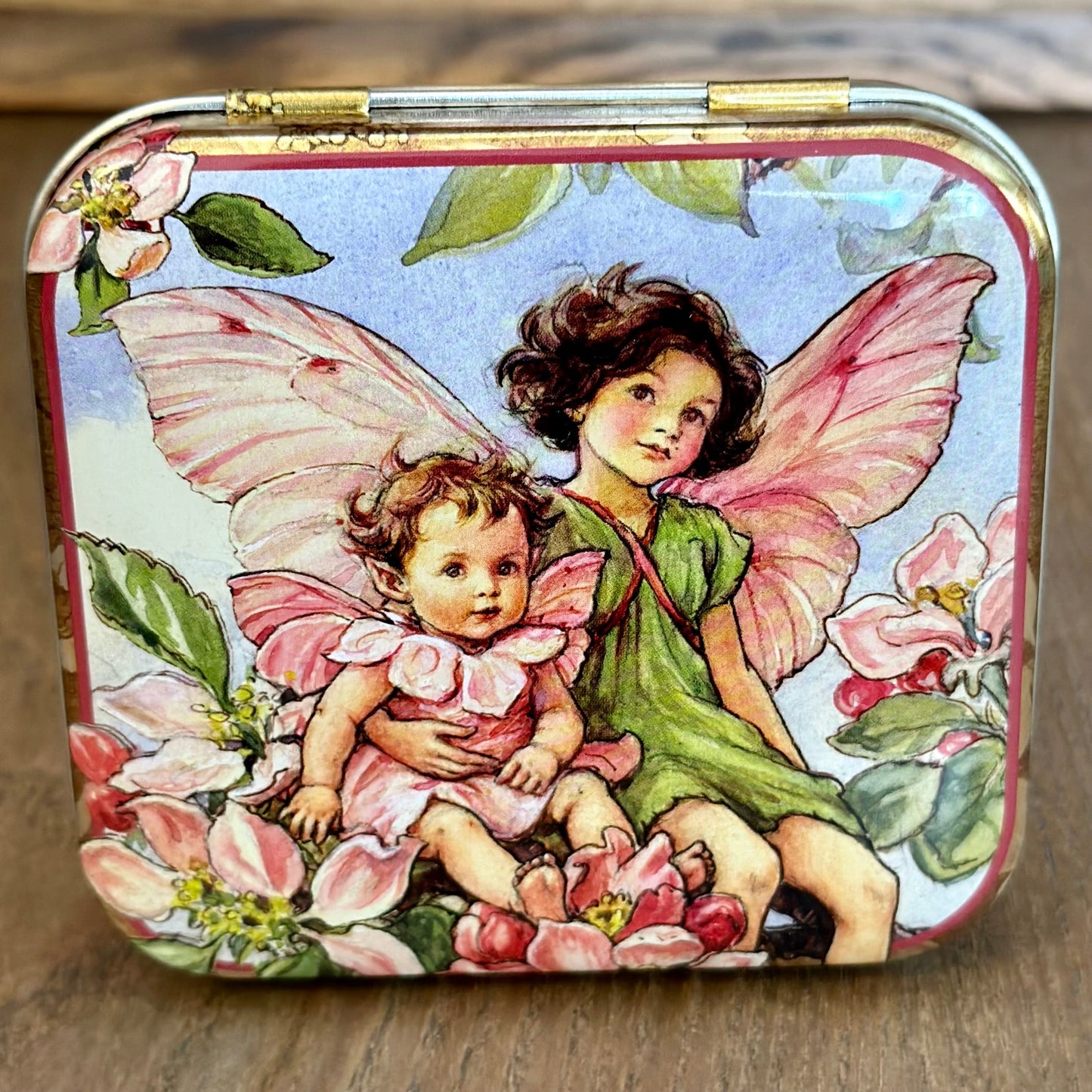 Flower Fairy Pocket Collectable Tin - Hollyhock Hill