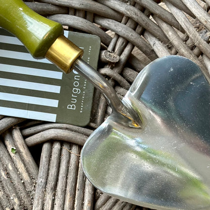 Burgon and Ball - Collector Series - Planting Trowel - Olive Green