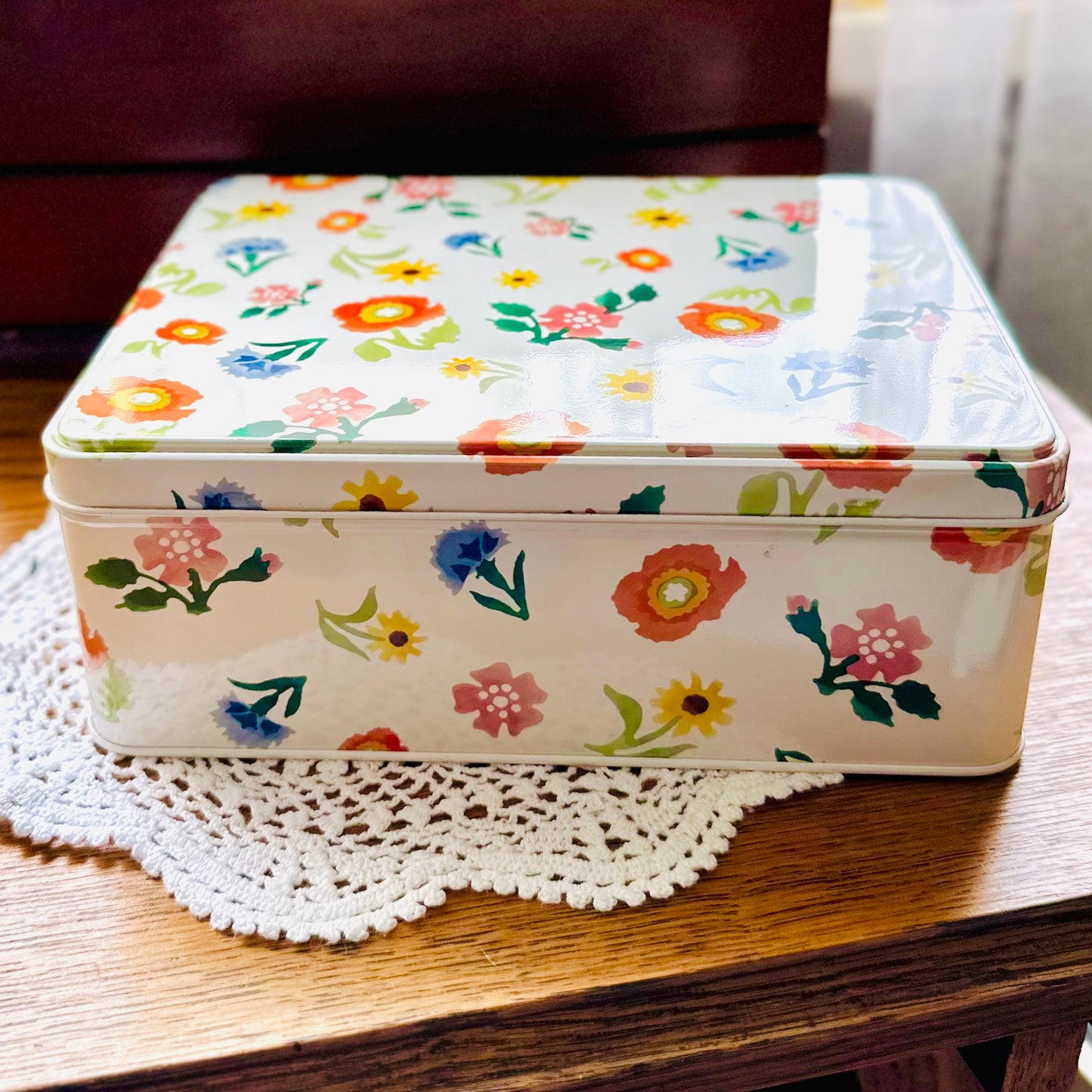 ‘Poppies' by Emma Bridgewater Large Rectangular Collectible Tin