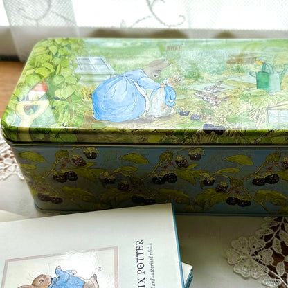 Peter Rabbit Long Rectangle Tin with Hinged Lid
