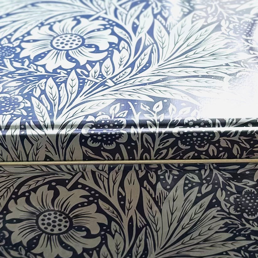 William Morris 'Marigold' Rectangular Collectible Tin with hinged lid