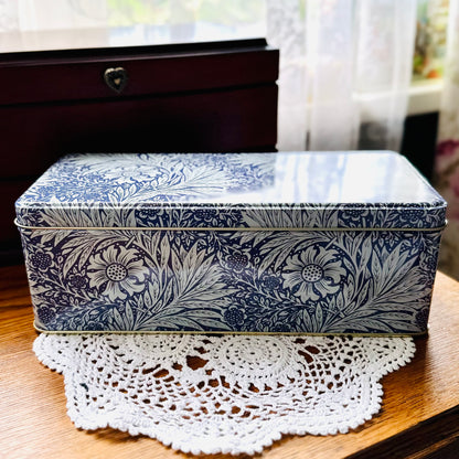 William Morris 'Marigold' Rectangular Collectible Tin with hinged lid