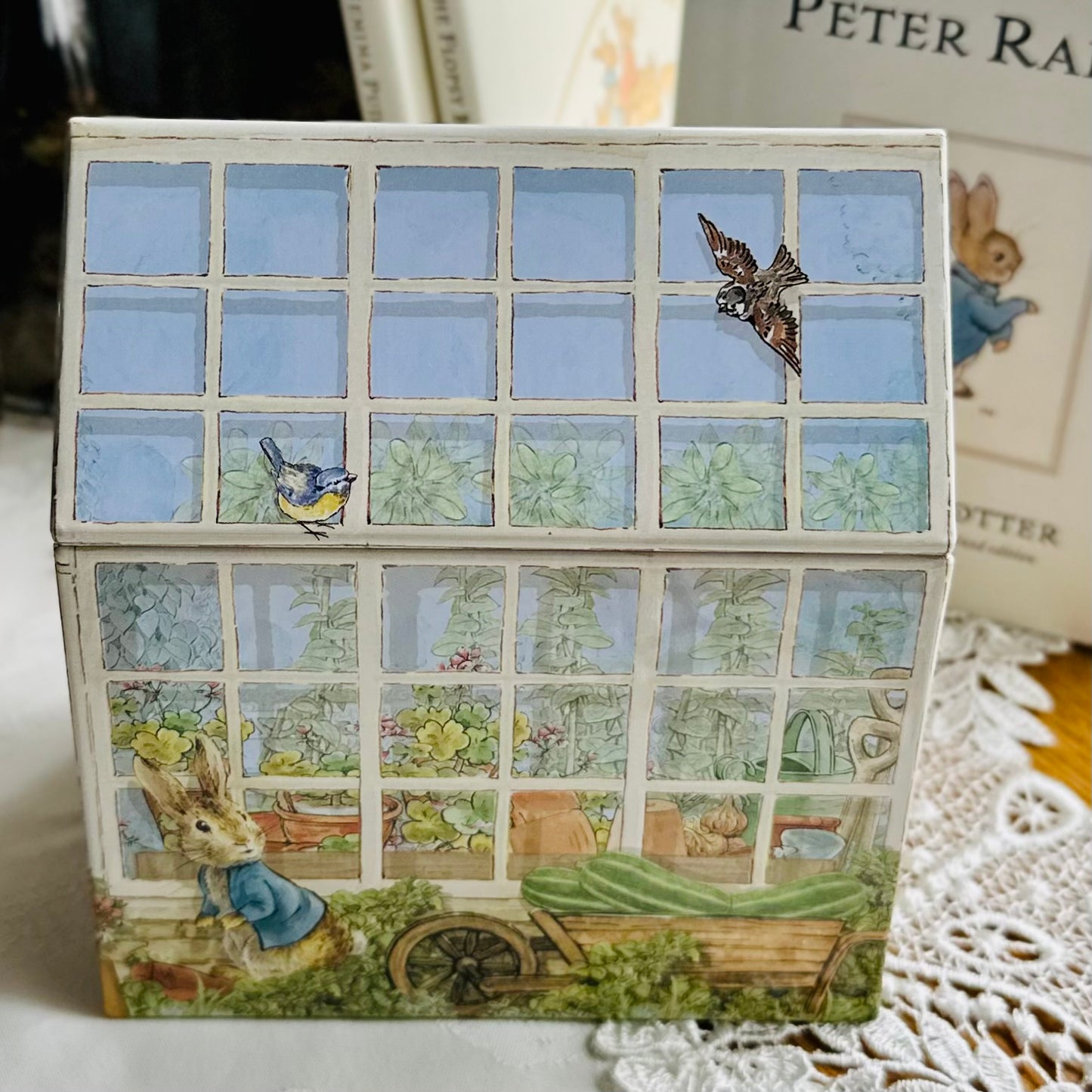 Peter Rabbit Greenhouse Tin