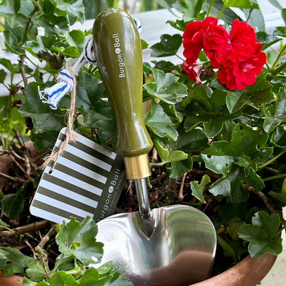 Burgon and Ball - Collector Series - Planting Trowel - Olive Green
