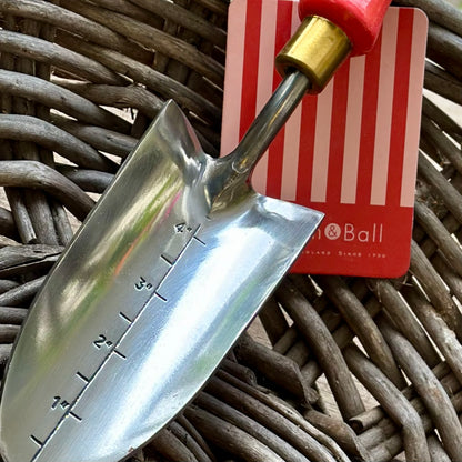 Burgon and Ball - Collector Series - Transplanting Trowel - Coral Red