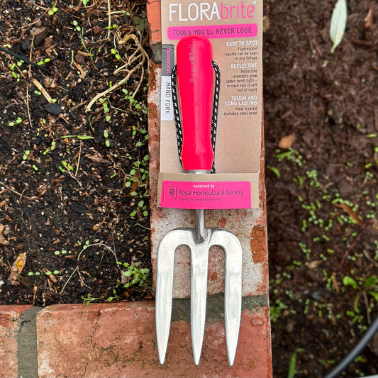 Florabrite Pink Hand Fork- RHS Endorsed