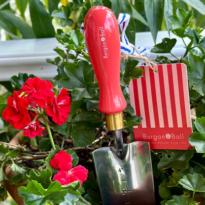 Burgon and Ball - Collector Series - Transplanting Trowel - Coral Red