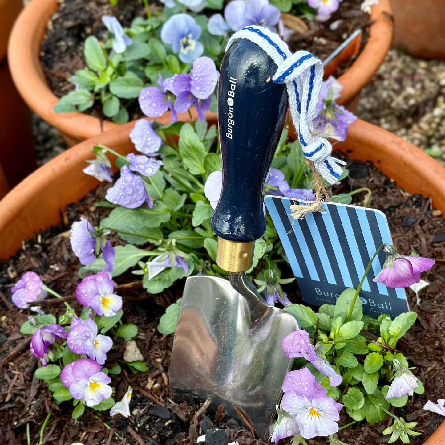 Burgon and Ball - Collector Series - Hand Trowel - Navy Blue