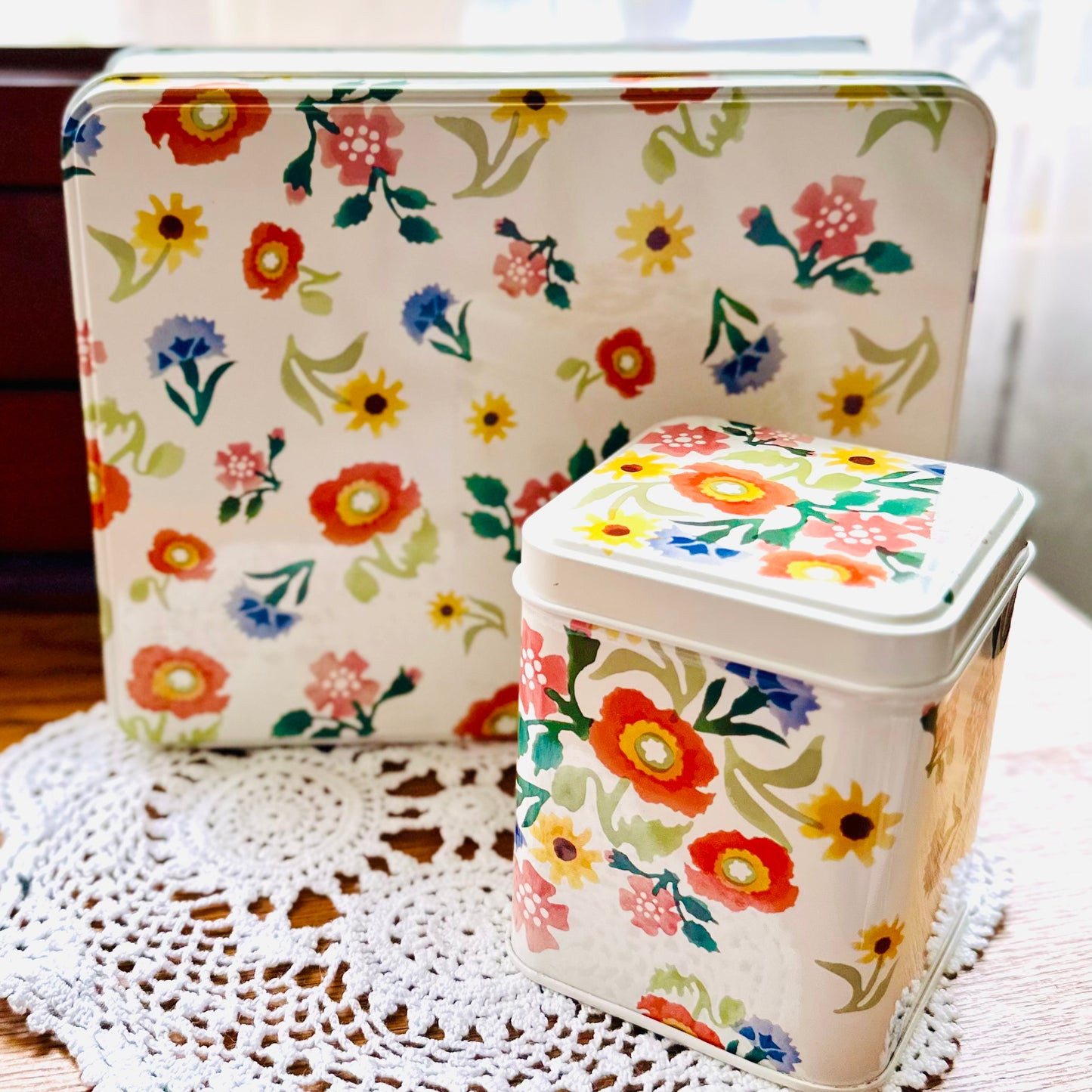 ‘Poppies' by Emma Bridgewater Large Rectangular Collectible Tin