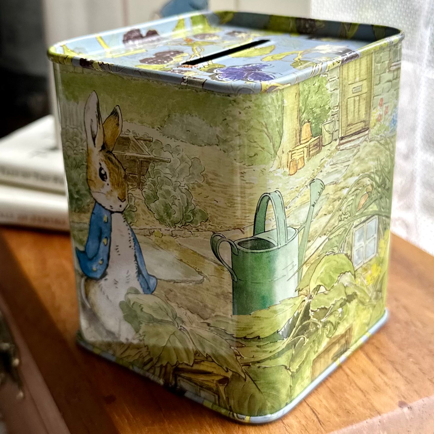 Peter Rabbit by Beatrix Potter Collectable Tin Money Box