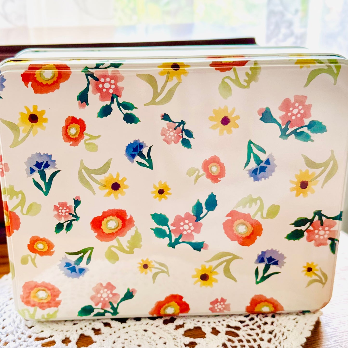 ‘Poppies' by Emma Bridgewater Large Rectangular Collectible Tin