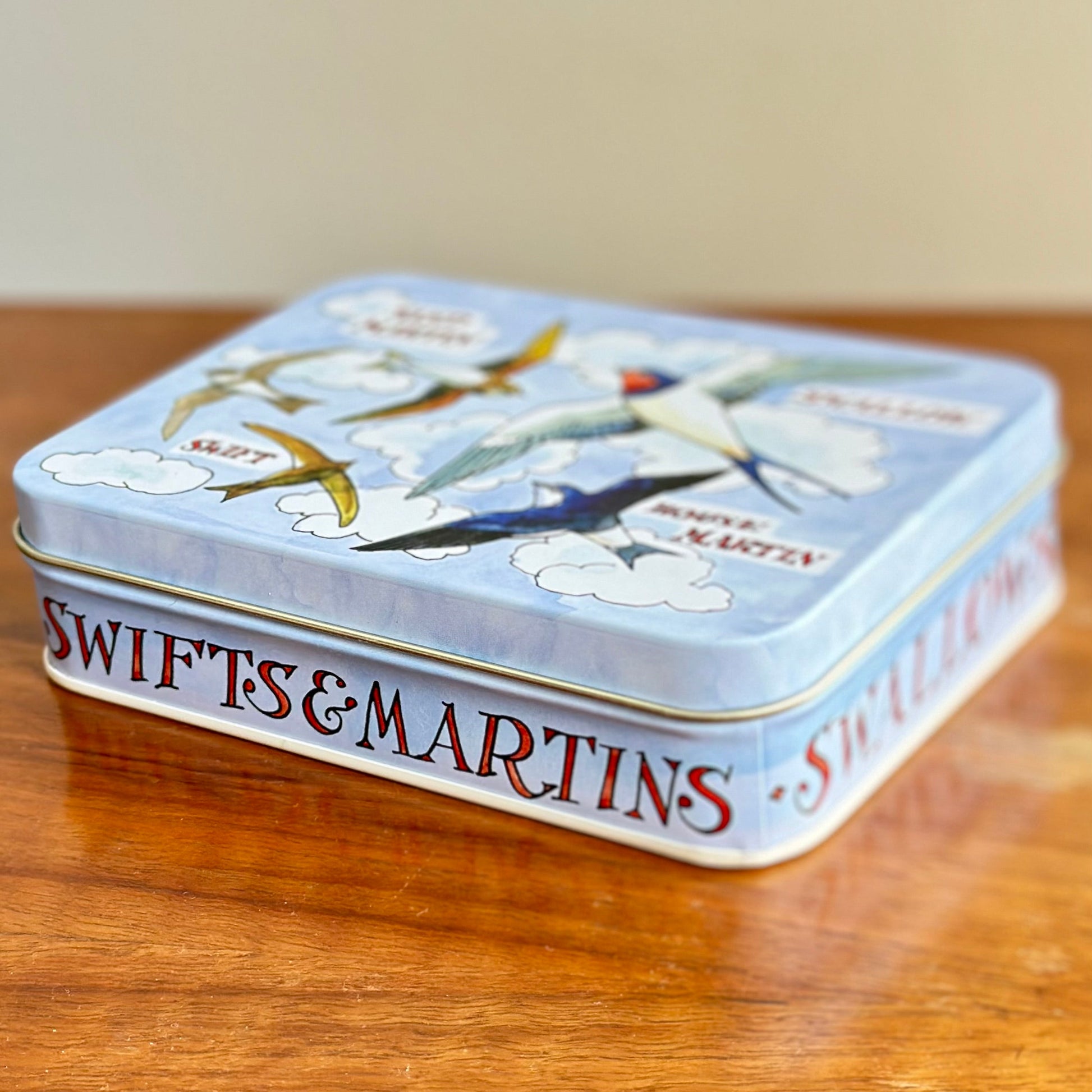 'Bird Families' by Emma Bridgewater Small Rectangle Tin - Hollyhock Hill