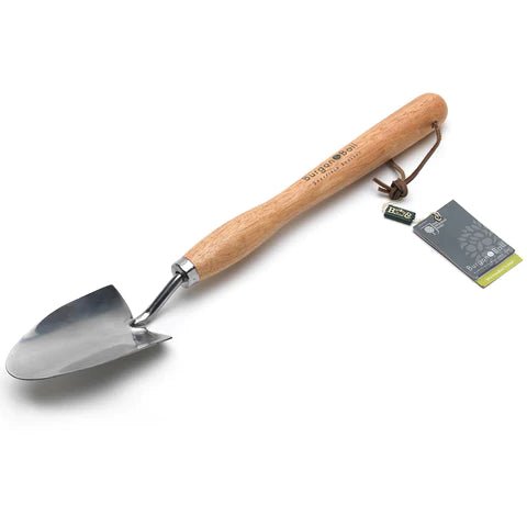 Burgon & Ball RHS Stainless Steel Mid Handled Garden Trowel - Hollyhock Hill