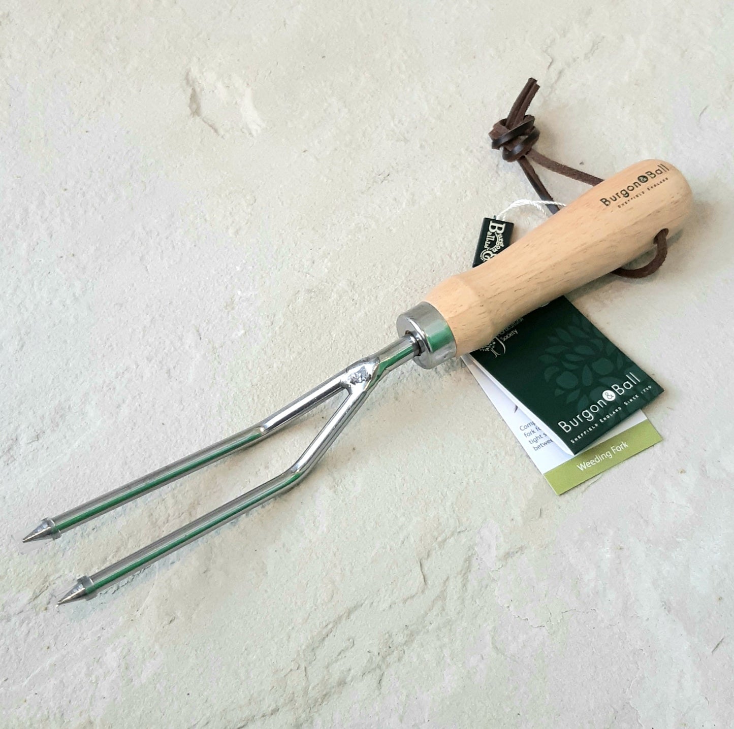 Burgon & Ball RHS Stainless Steel Weeding Fork - Hollyhock Hill