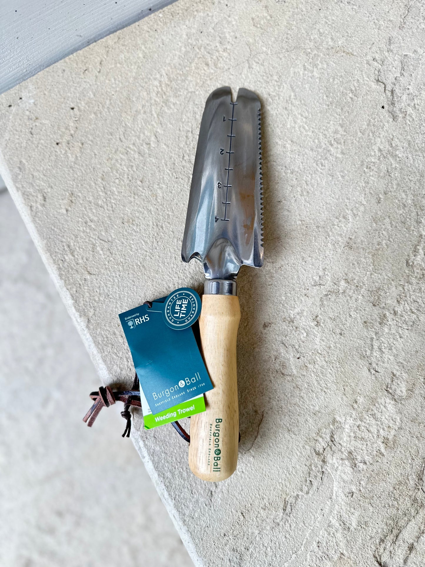 Burgon & Ball RHS Stainless Steel Weeding Trowel - Hollyhock Hill