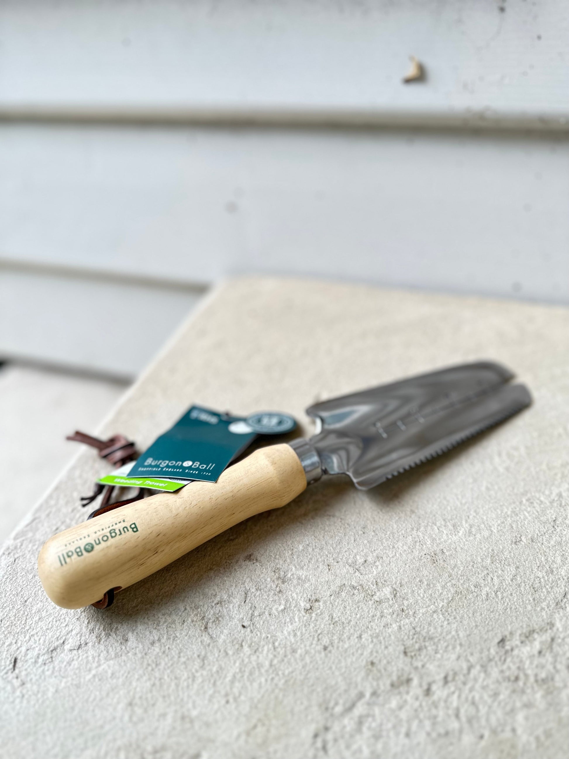Burgon & Ball RHS Stainless Steel Weeding Trowel - Hollyhock Hill