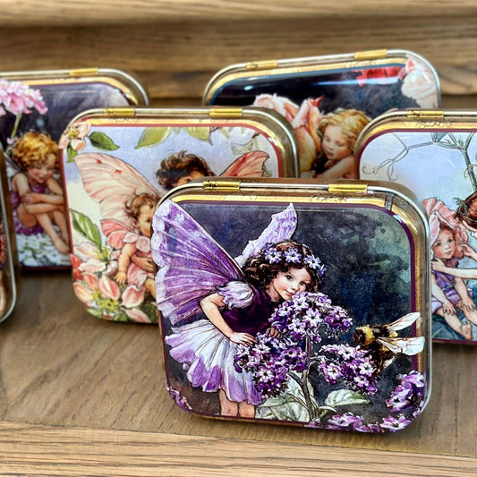 Flower Fairy Pocket Collectable Tin - Hollyhock Hill
