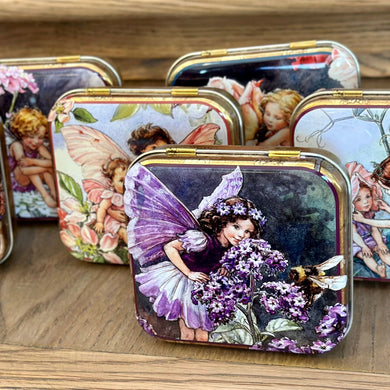 Flower Fairy Pocket Collectable Tin - Hollyhock Hill