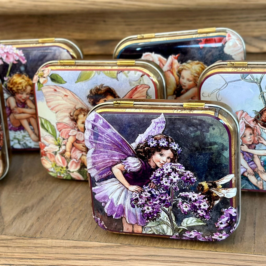 Flower Fairy Pocket Collectable Tin - Hollyhock Hill