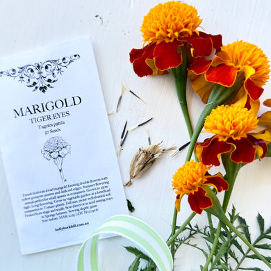 Marigold 'Tiger Eyes' Seeds - Hollyhock Hill