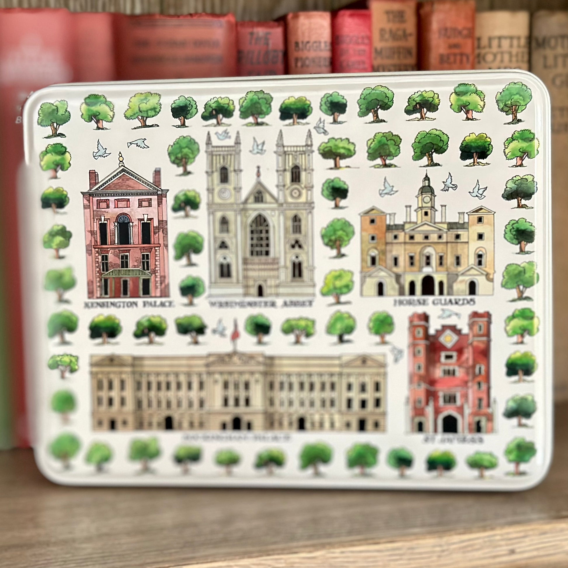 'Royal London' Collectable Tin - Hollyhock Hill