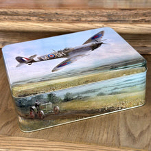 Load image into Gallery viewer, Supermarine Spitfire &#39;Time for Home&#39; Large Collectable Tin - Hollyhock Hill
