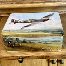 Load image into Gallery viewer, Supermarine Spitfire &#39;Time for Home&#39; Large Collectable Tin - Hollyhock Hill
