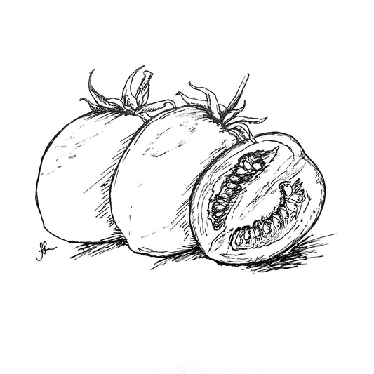 Tomato 'Cherry Roma' Certified Organic Seeds - Hollyhock Hill