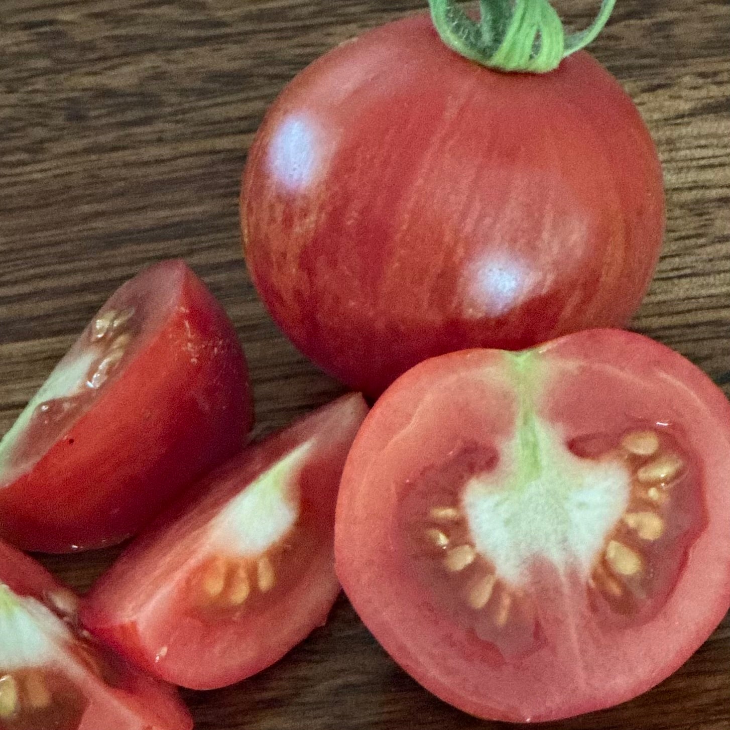 Tomato 'Tigerella' Certified Organic Seeds - Hollyhock Hill