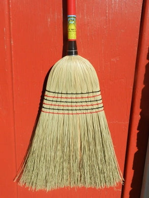 Tumut Traditional 6 - Tie Millet Broom. Ballarat Only. - Hollyhock Hill