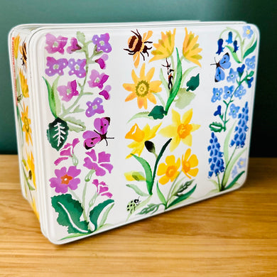 'Wild Flower' by Emma Bridgewater Large Collectable Tin - Hollyhock Hill